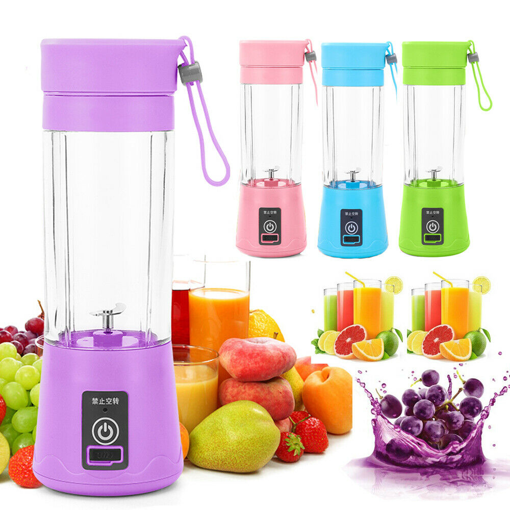 Portable USB Blender Bottle β 6-Blade Rechargeable Juicer for Smoothies & Shakes