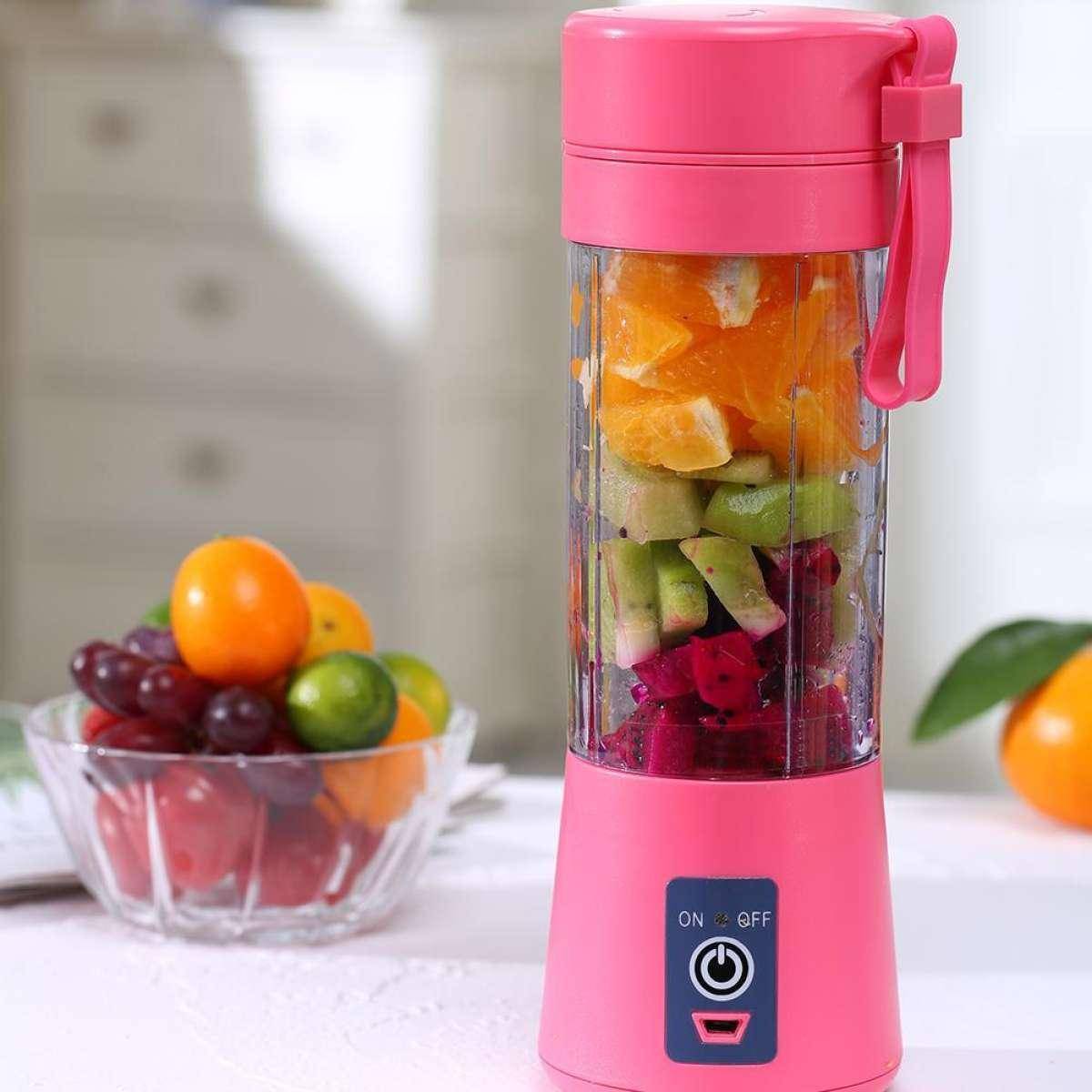 Portable USB Blender Bottle β 6-Blade Rechargeable Juicer for Smoothies & Shakes