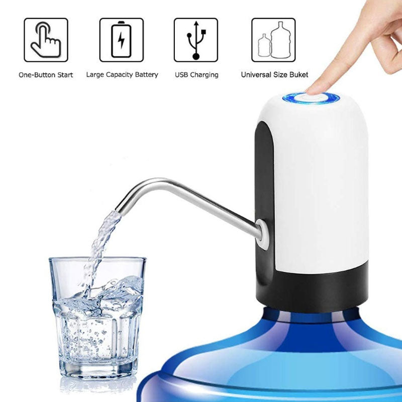 Smart Electric Water Dispenser Pump – USB Rechargeable & One-Touch Operation