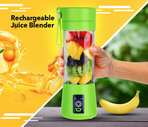 Portable USB Blender Bottle – 6-Blade Rechargeable Juicer for Smoothies & Shakes
