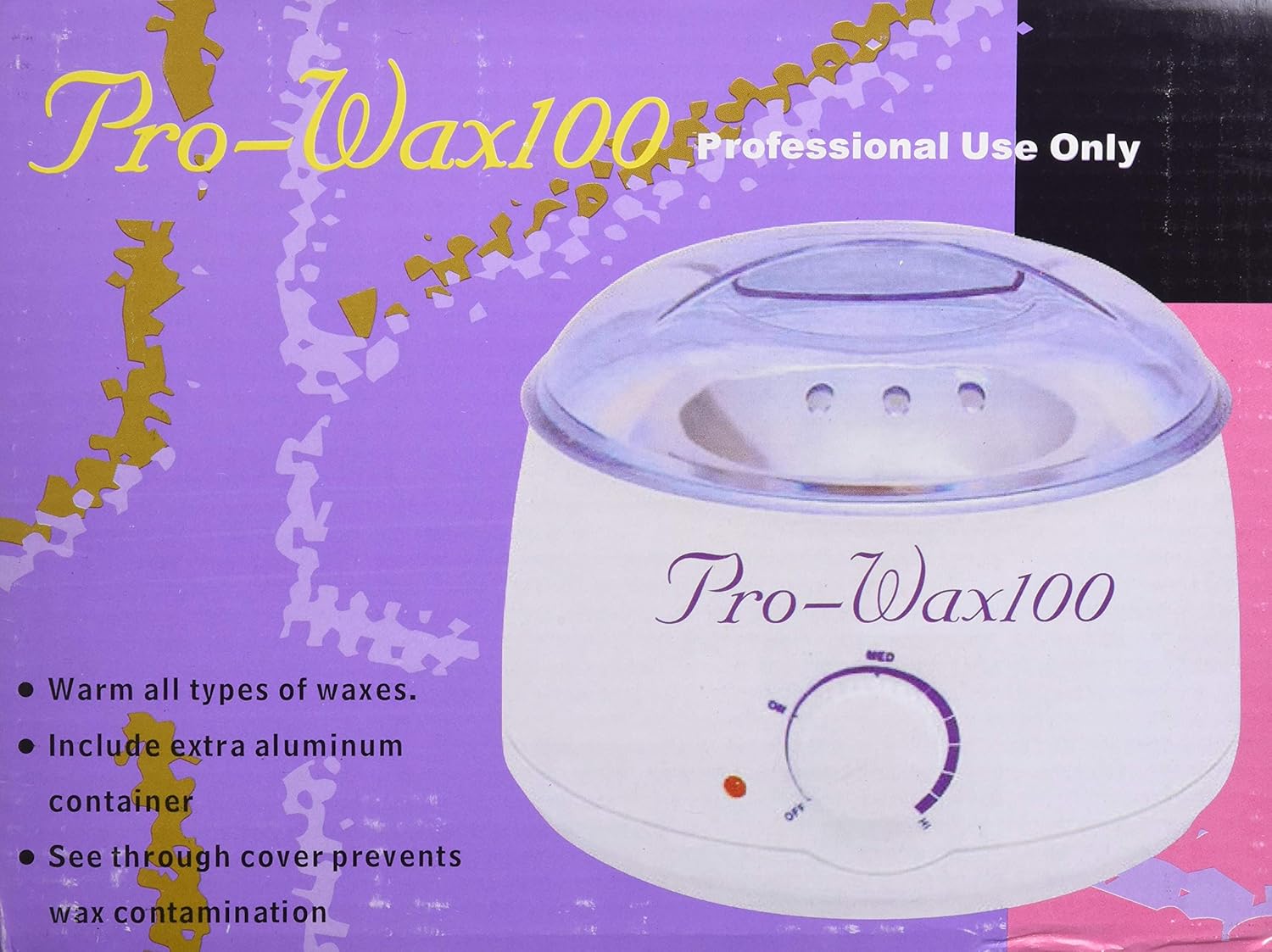 Pro-Wax100 Electric Wax Heater – Adjustable Temperature Hair Removal Kit for Home & Salon Use