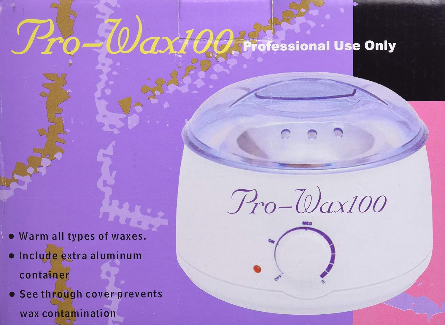 Pro-Wax100 Electric Wax Heater – Adjustable Temperature Hair Removal Kit for Home & Salon Use